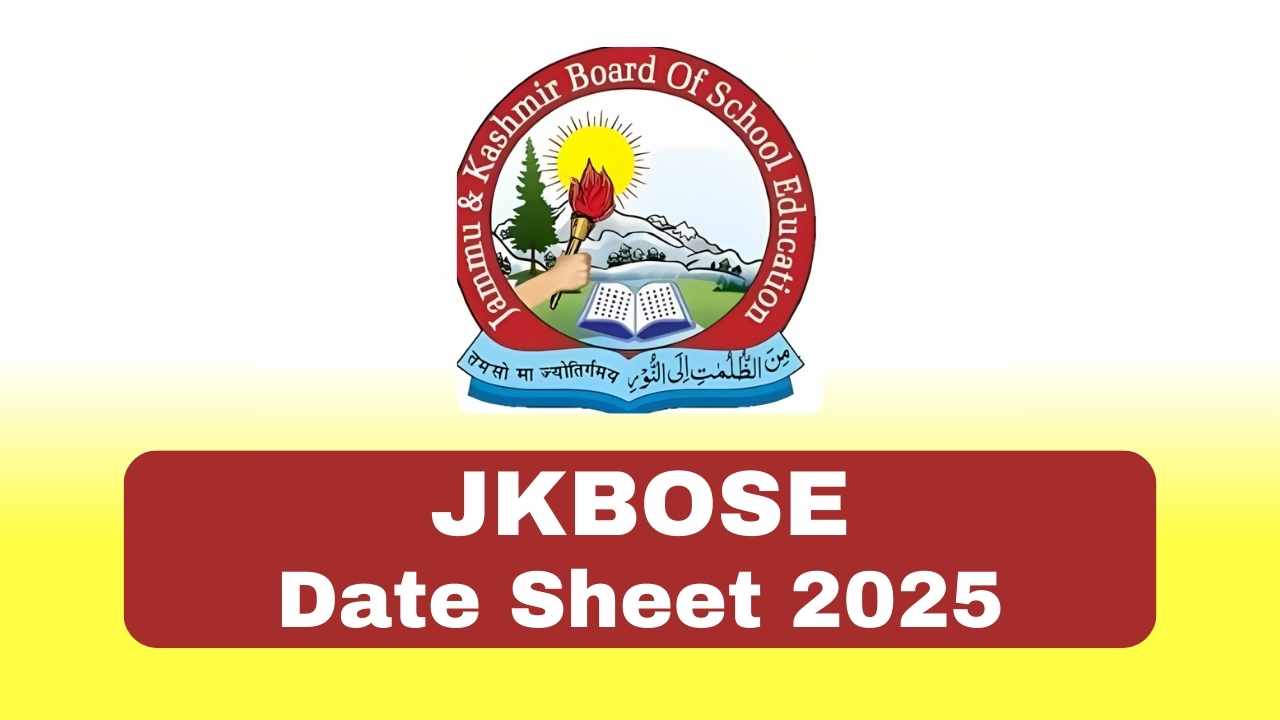 JKBOSE Date Sheet 2025