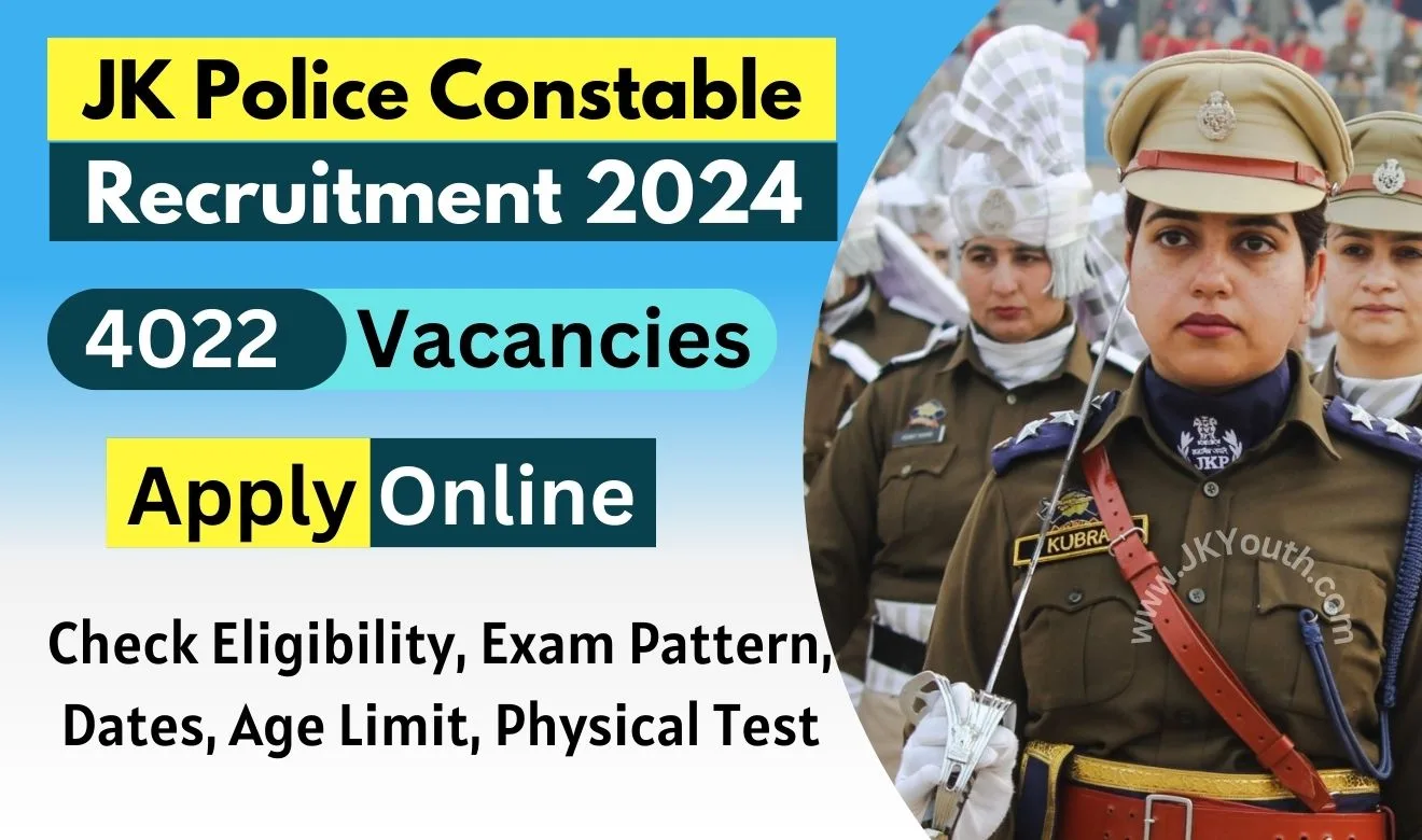 JK Police Constable Recruitment 2024