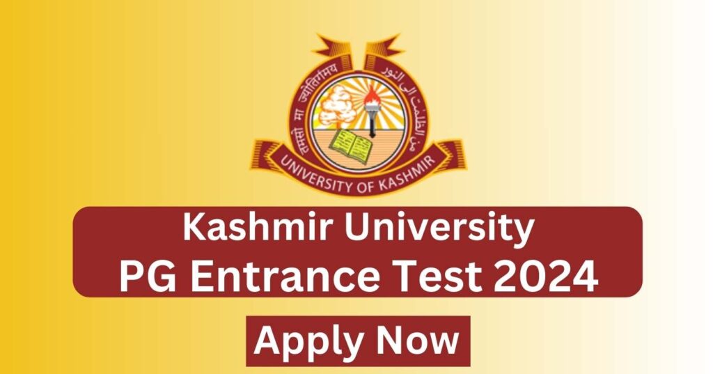 Kashmir University PG Notification 2024