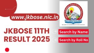 JKBOSE 11th Result 2025